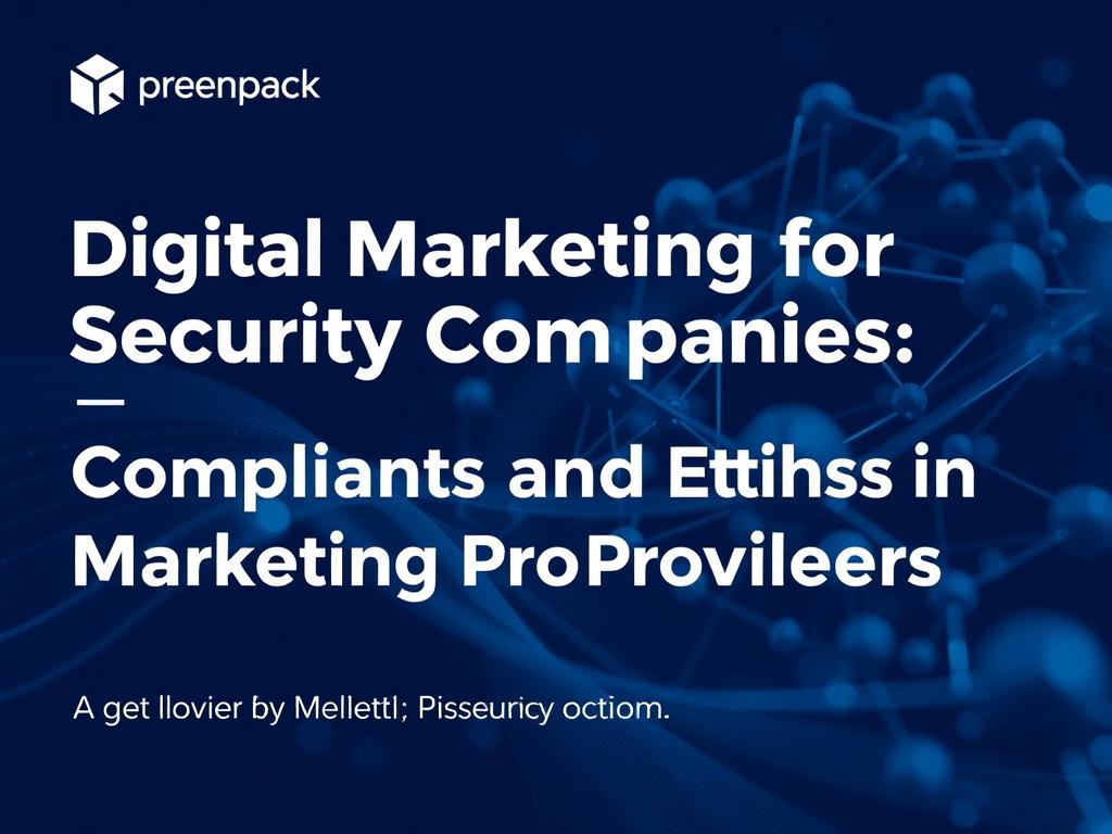     Digital Marketing for Security Companies: A Canadian Guide. Compliance and Ethics in Marketing for Security Providers