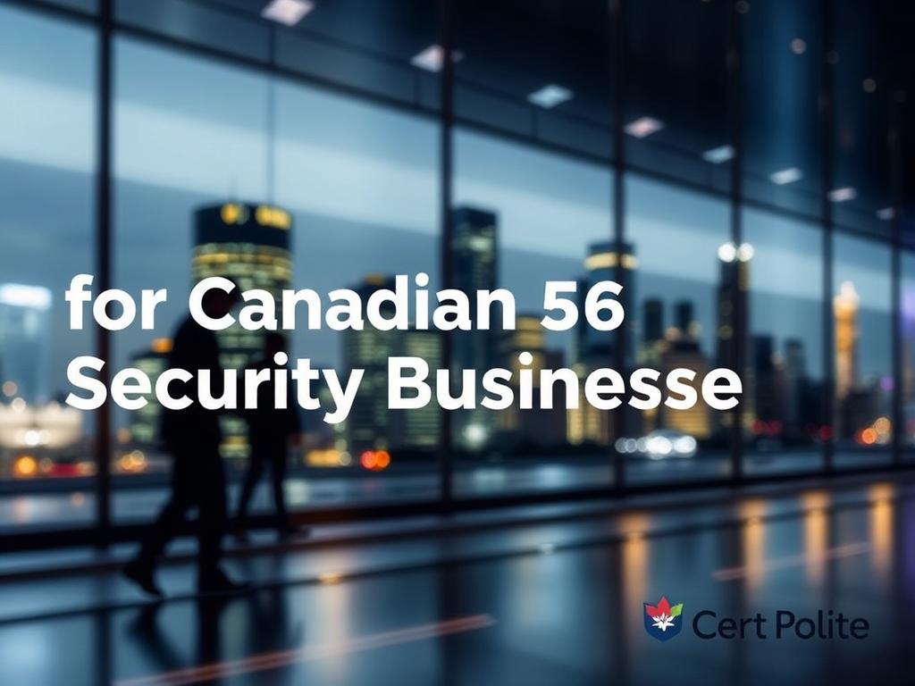     Insurance Needs for Canadian Security Businesses. Emerging Trends in Insurance for Canadian Security Businesses